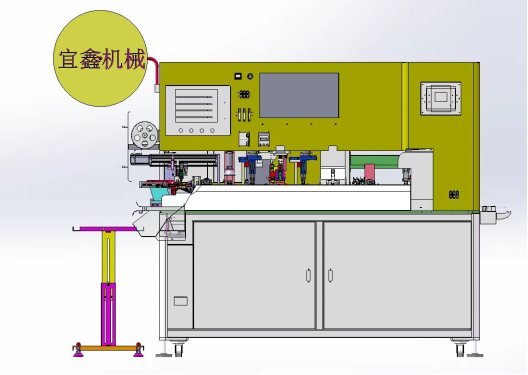 全自动单端沾锡单端穿防水栓插胶壳机(设备型号：TYDC-J-C603)
